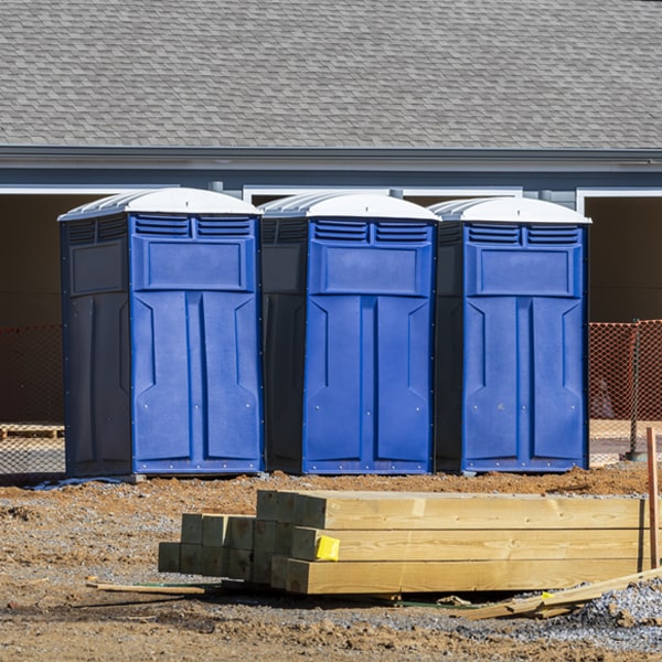 what is the maximum capacity for a single portable restroom in Bluffdale Utah